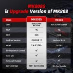 AUTEL MAXICOM MK808 MK808S OBD2 SCANNER AUTOMOTIVO CAR DIAGNOSTIC - Image 3