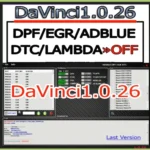 DAVINCI SOFTWARE FAP EGR DTC ADBLUE