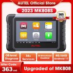 AUTEL MAXICOM MK808 MK808S OBD2 SCANNER AUTOMOTIVO CAR DIAGNOSTIC