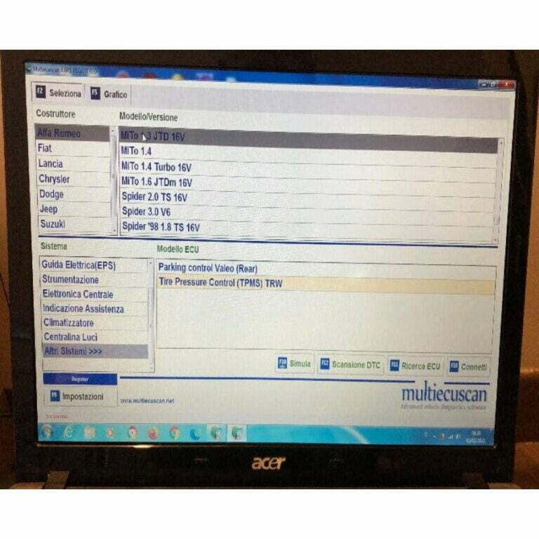 Multiecuscan Software