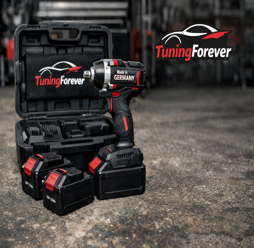 Avvitatore a Impulsi a Batteria Professionale – Made in Germany | Valigetta + 2 Batterie