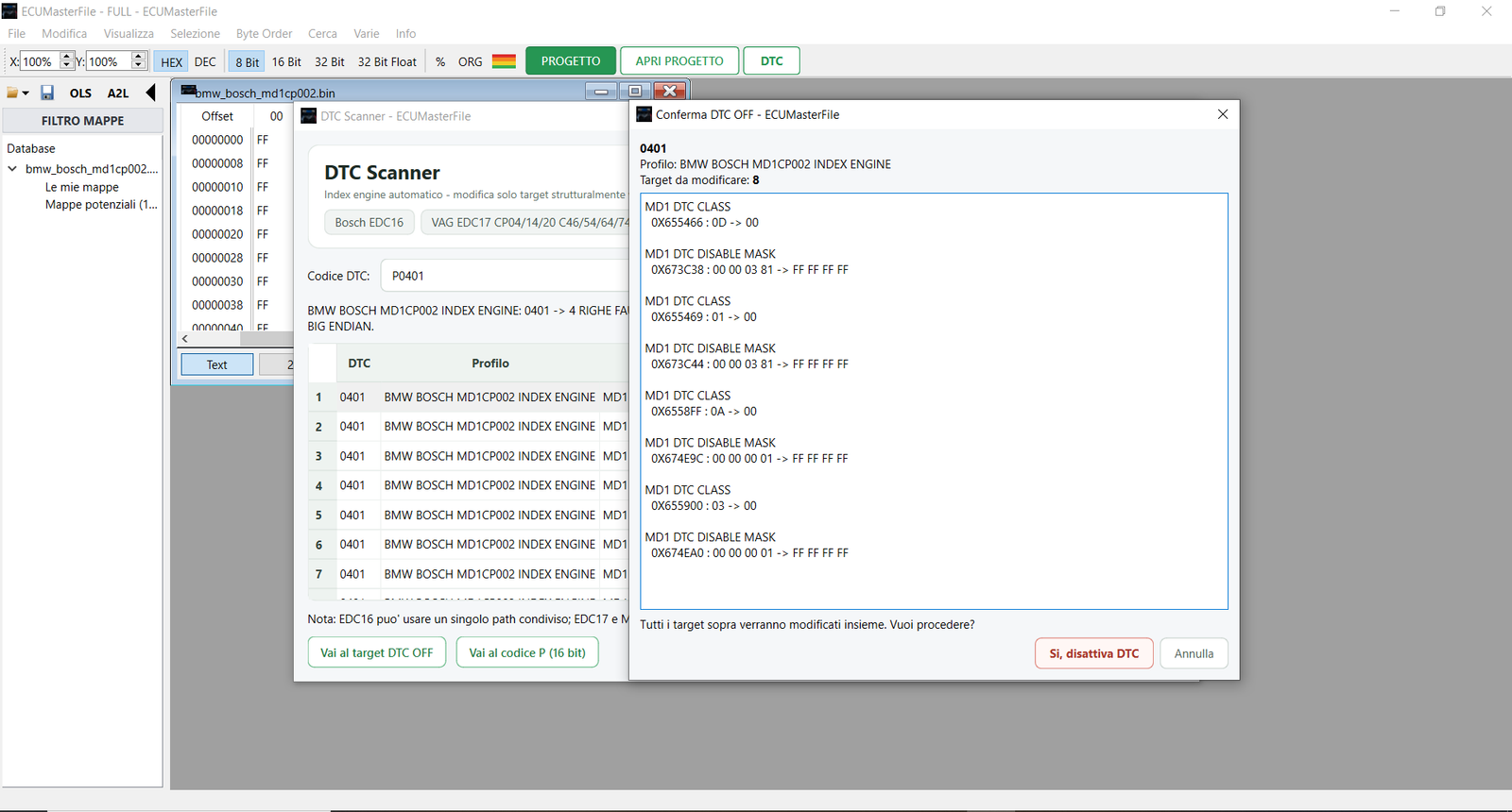 ECUMasterFile DTC Scanner